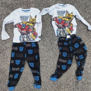 Kids transformers pajamas
